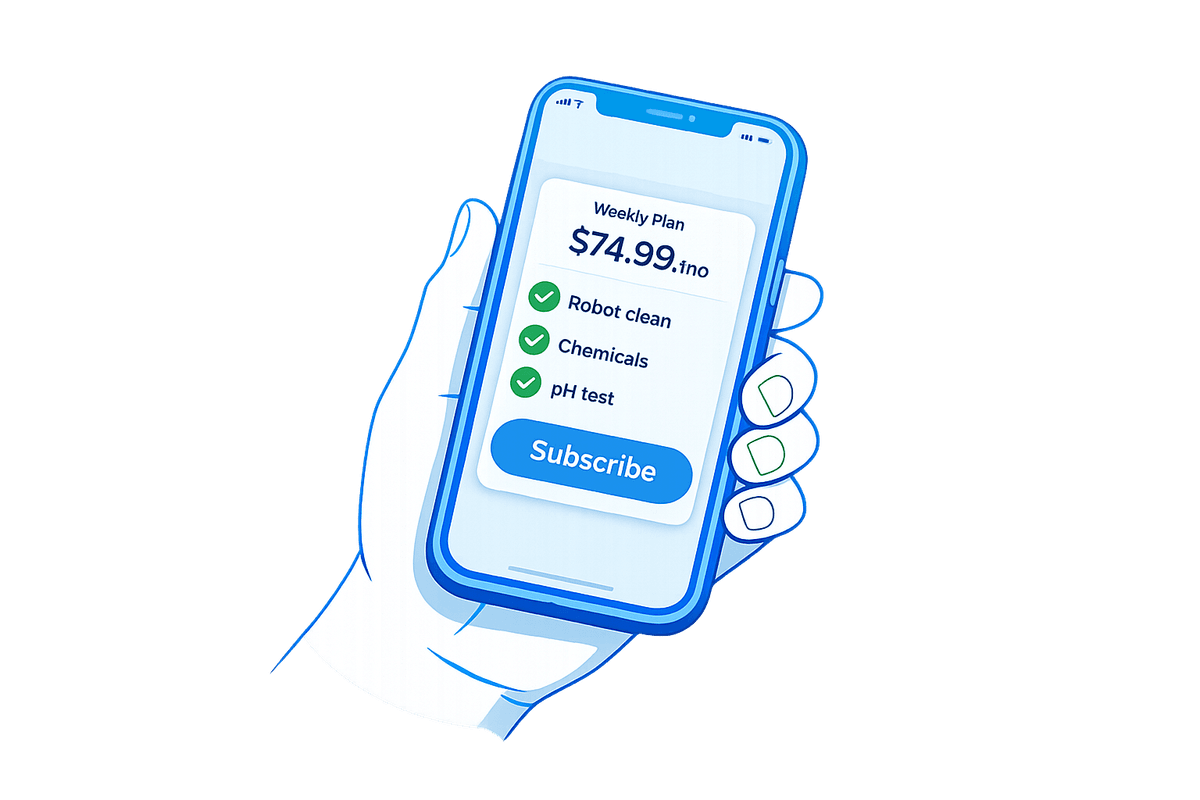 Pick your plan on the app